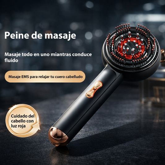 Peine de Masaje Terapéutico LED