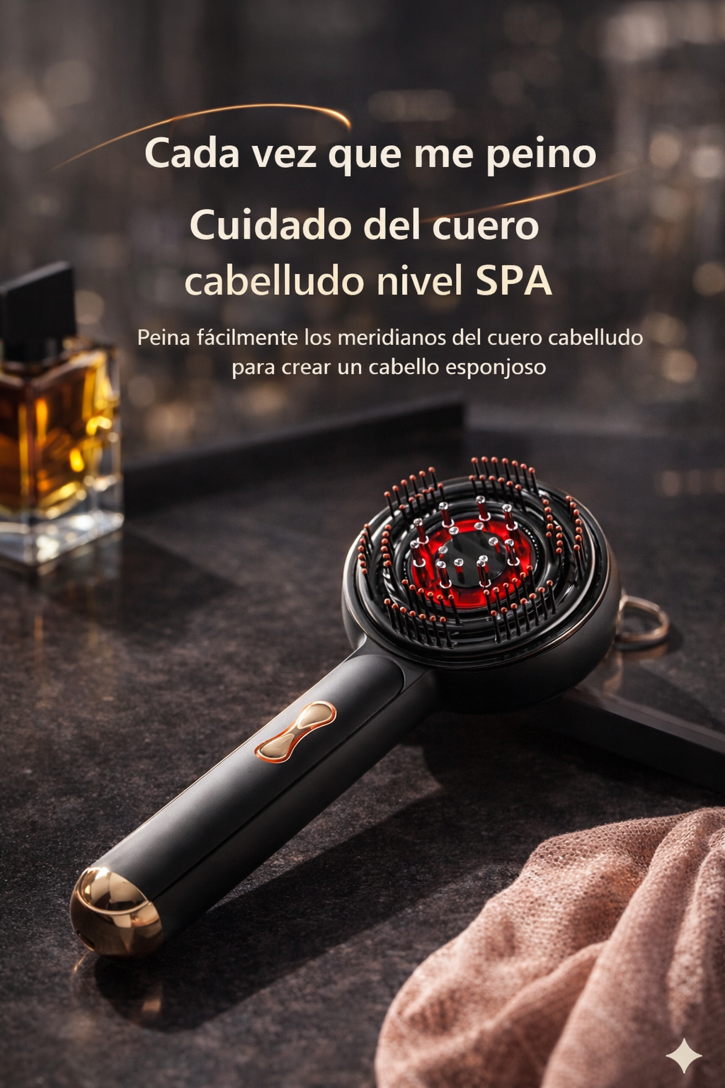 Peine de Masaje Terapéutico LED